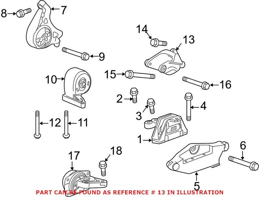 Engine Mount Bracket - Rear